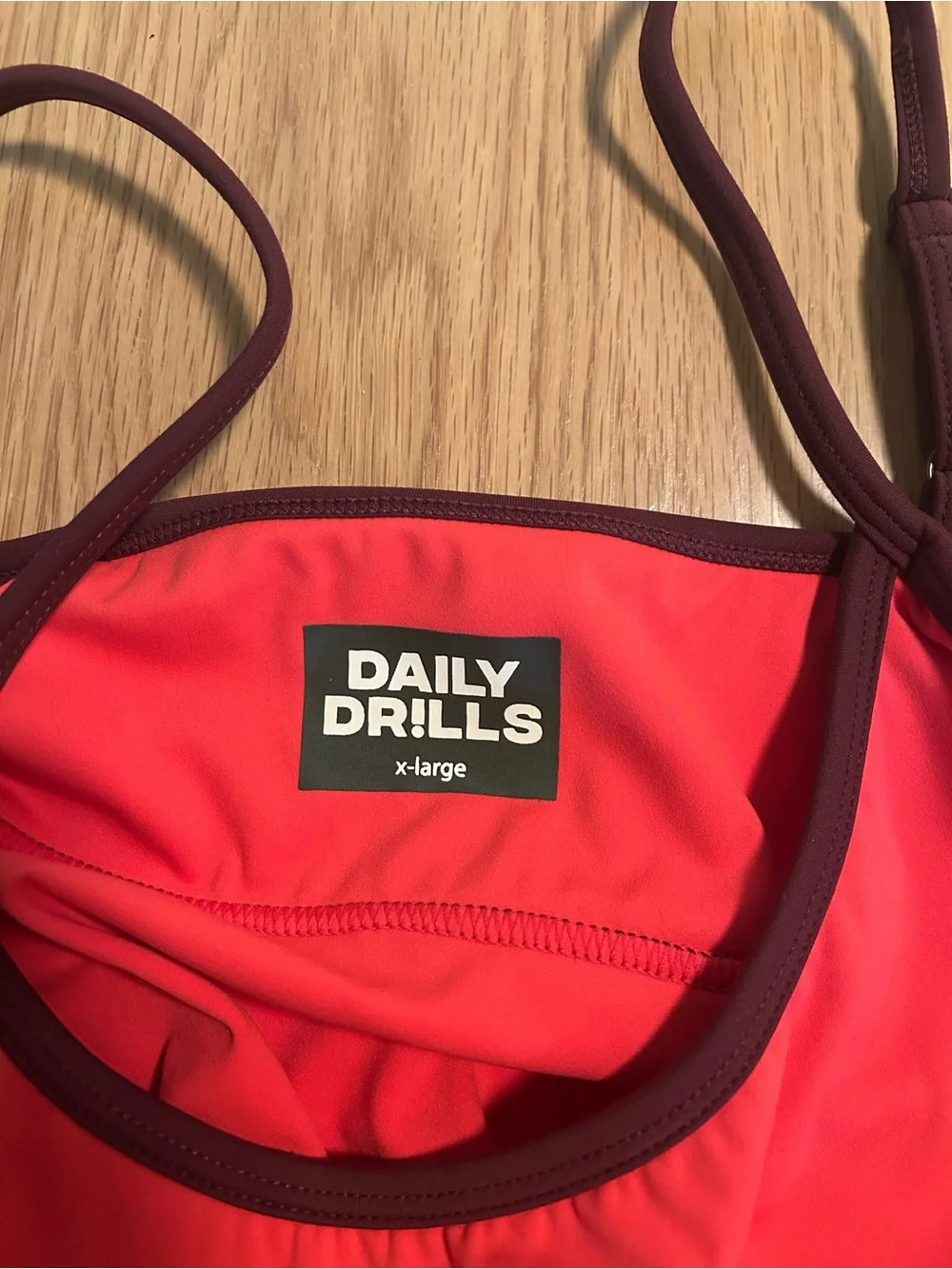 Daily Drills Go! Stretch Tank - Heart + Bodega with Tonal Patch Size XL - Picture 6 of 8